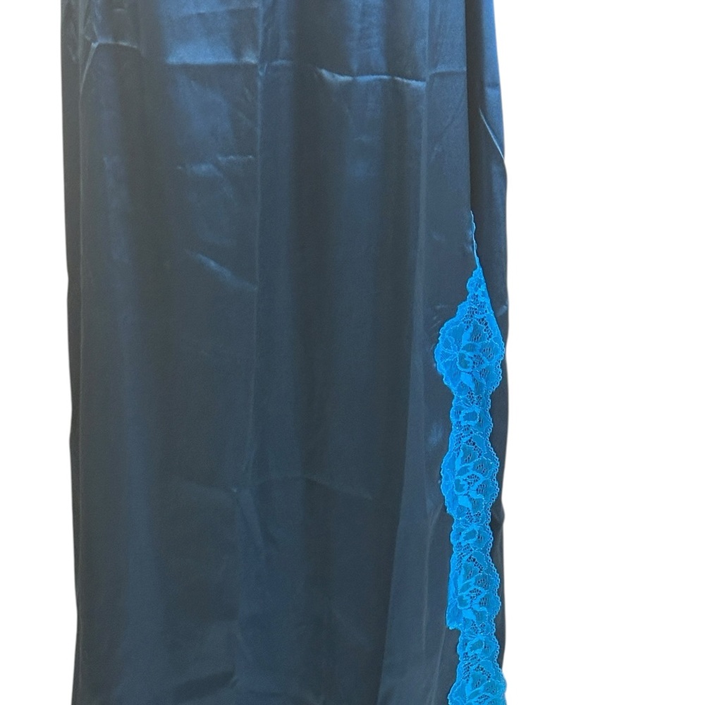 Adore Me Midnight Blue Chemise with Lace Accents - Picture 5 of 12